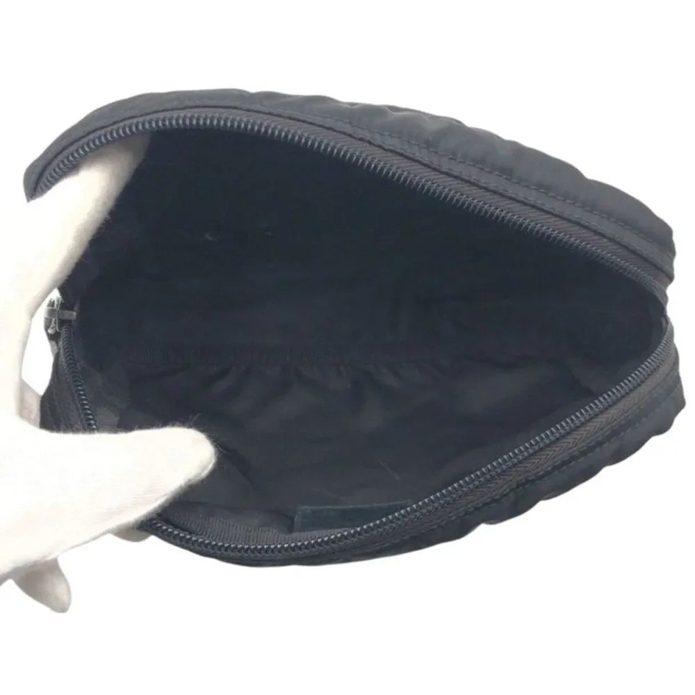 Prada Tessuto Triangle Logo Pouch